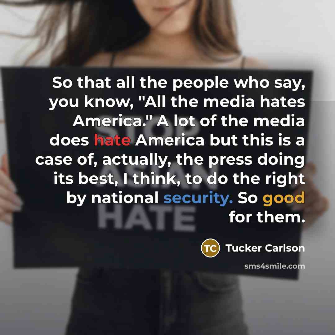 “So that all the people who say, you know, "All…” quote by Tucker Carlson
