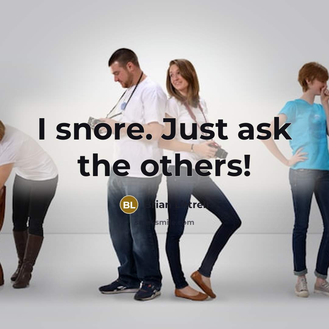 “I snore. Just ask the others!…” quote by Brian Littrell