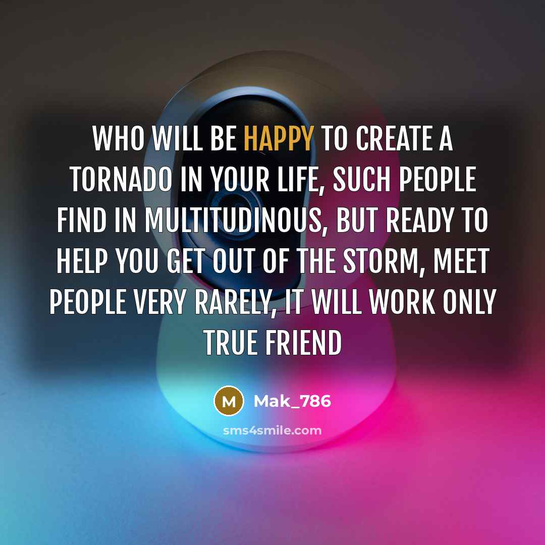 “Who will be happy to create a tornado in your…” quote by Mak_786