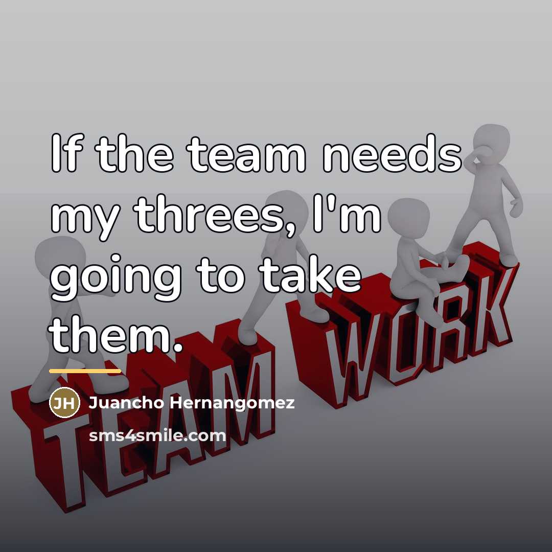 “If the team needs my threes, I'm going to take…” quote by Juancho Hernangomez