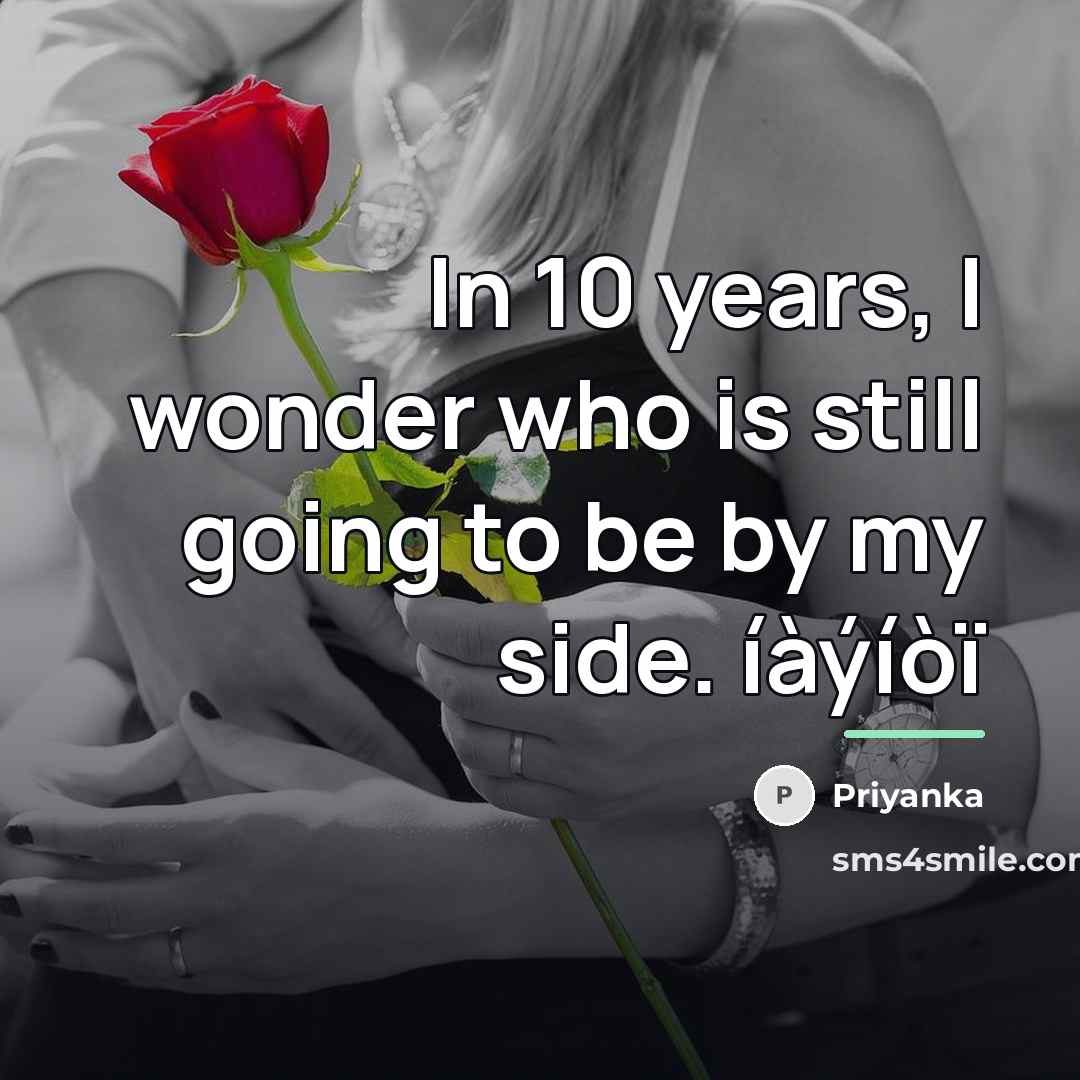 “In 10 years, I wonder who is still going to…” quote by Priyanka