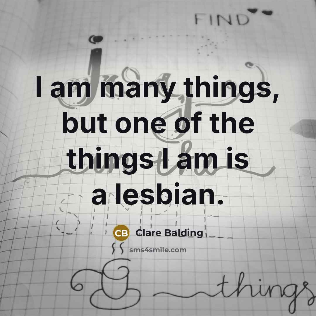 “I am many things, but one of the things I…” quote by Clare Balding