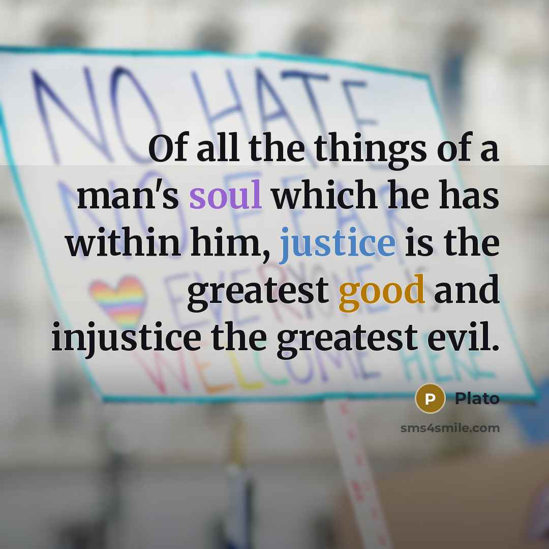 “Of all the things of a man's soul which he…” quote by Plato