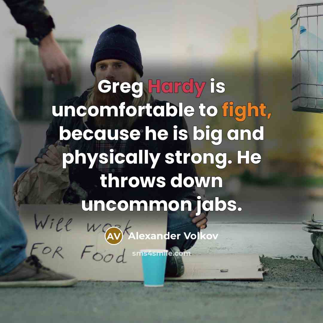 “Greg Hardy is uncomfortable to fight, because he is big…” quote by Alexander Volkov