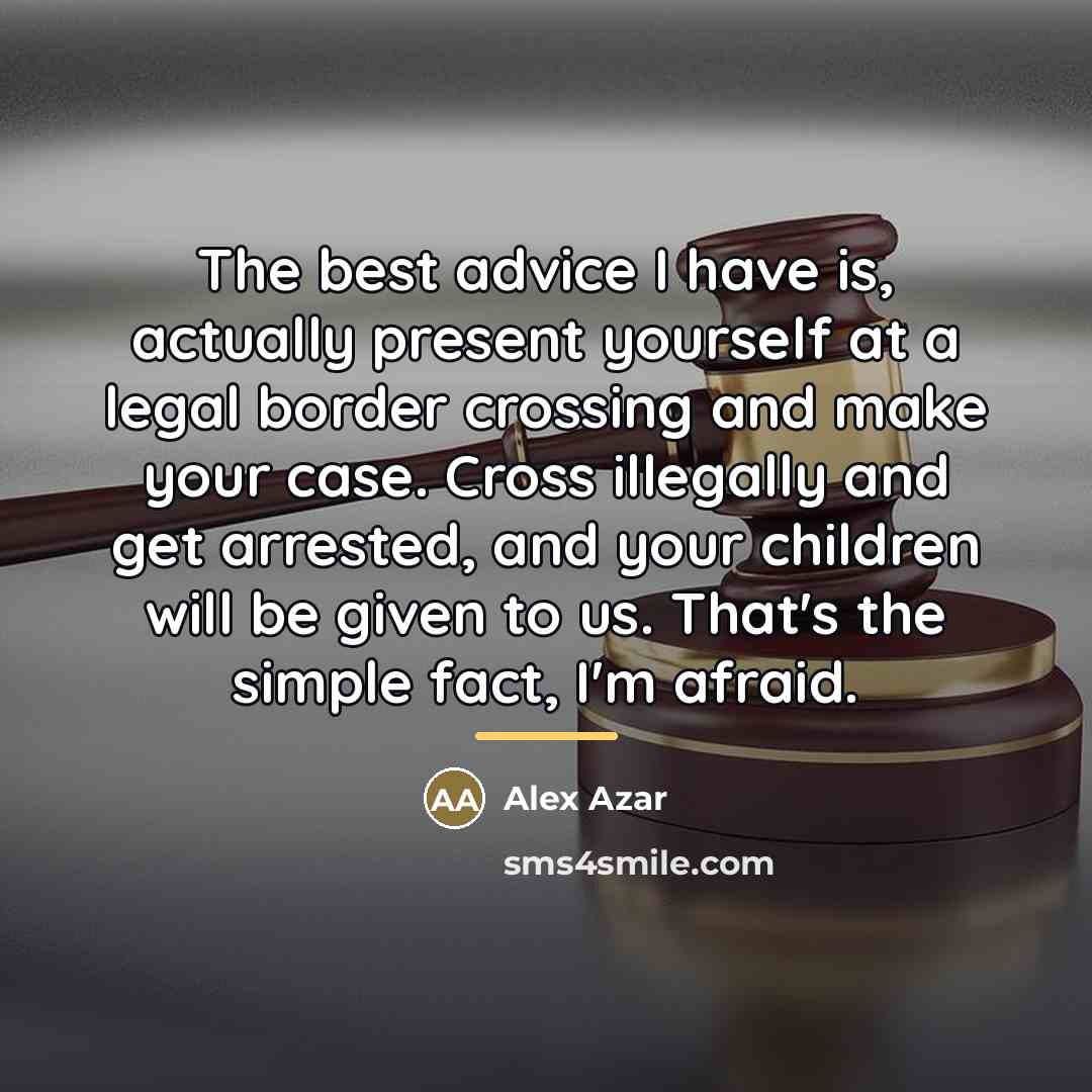“The best advice I have is, actually present yourself at…” quote by Alex Azar