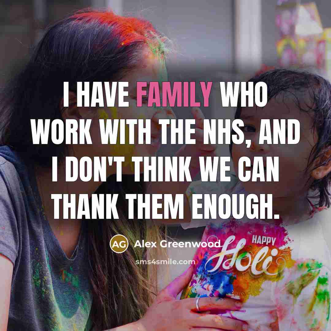 “I have family who work with the NHS, and I…” quote by Alex Greenwood
