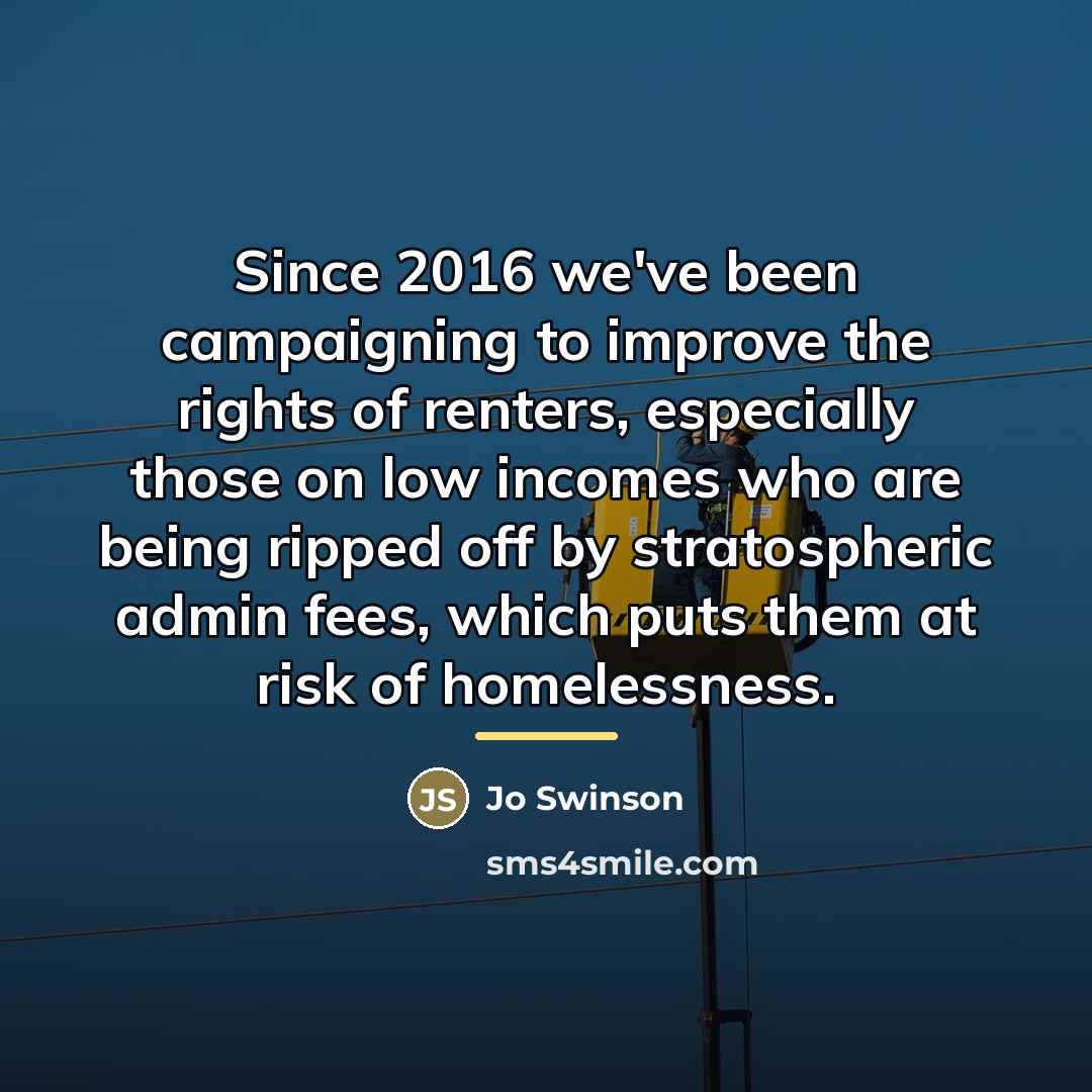“Since 2016 we've been campaigning to improve the rights of…” quote by Jo Swinson
