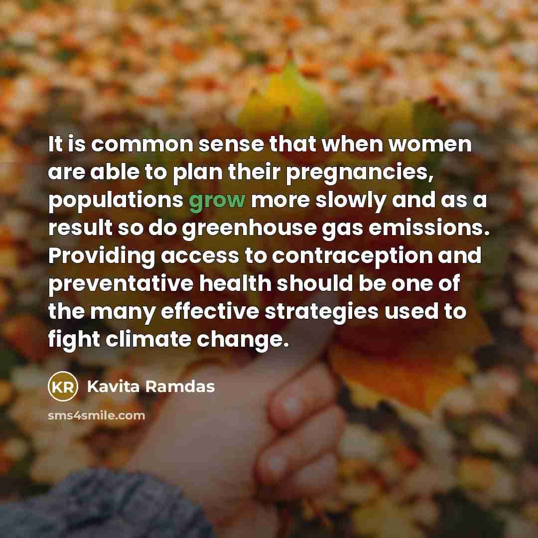 “It is common sense that when women are able to…” quote by Kavita Ramdas