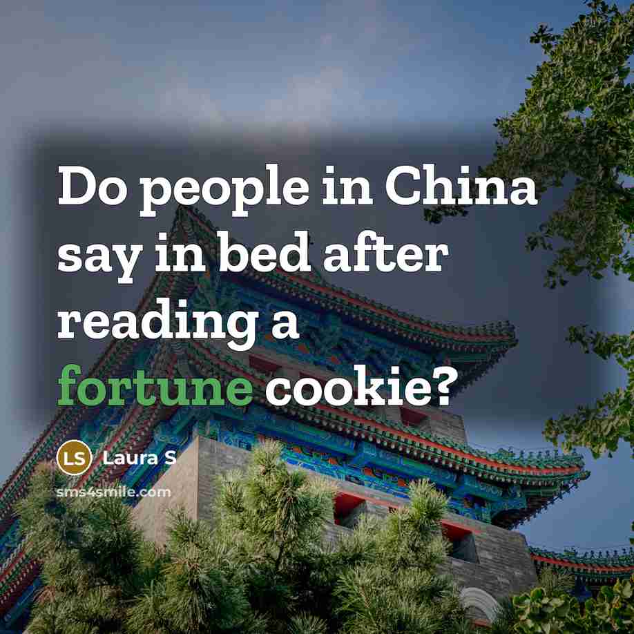 “Do people in China say in bed after reading a…” quote by Laura S