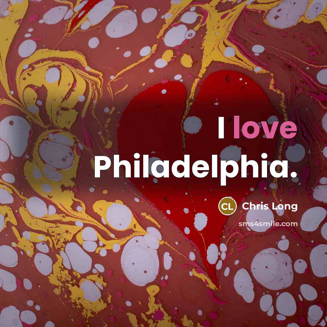 “I love Philadelphia.…” quote by Chris Long