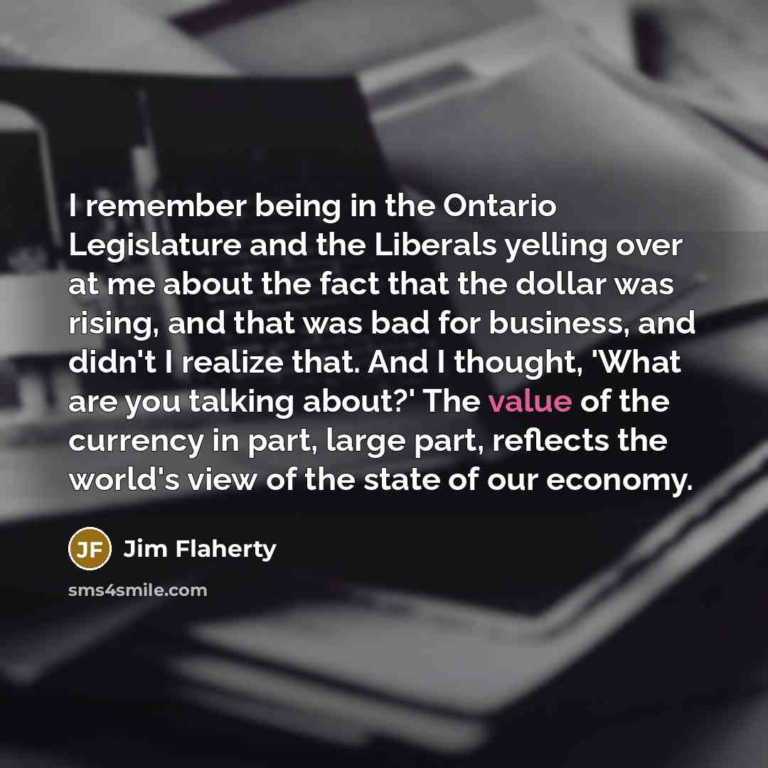 “I remember being in the Ontario Legislature and the Liberals…” quote by Jim Flaherty