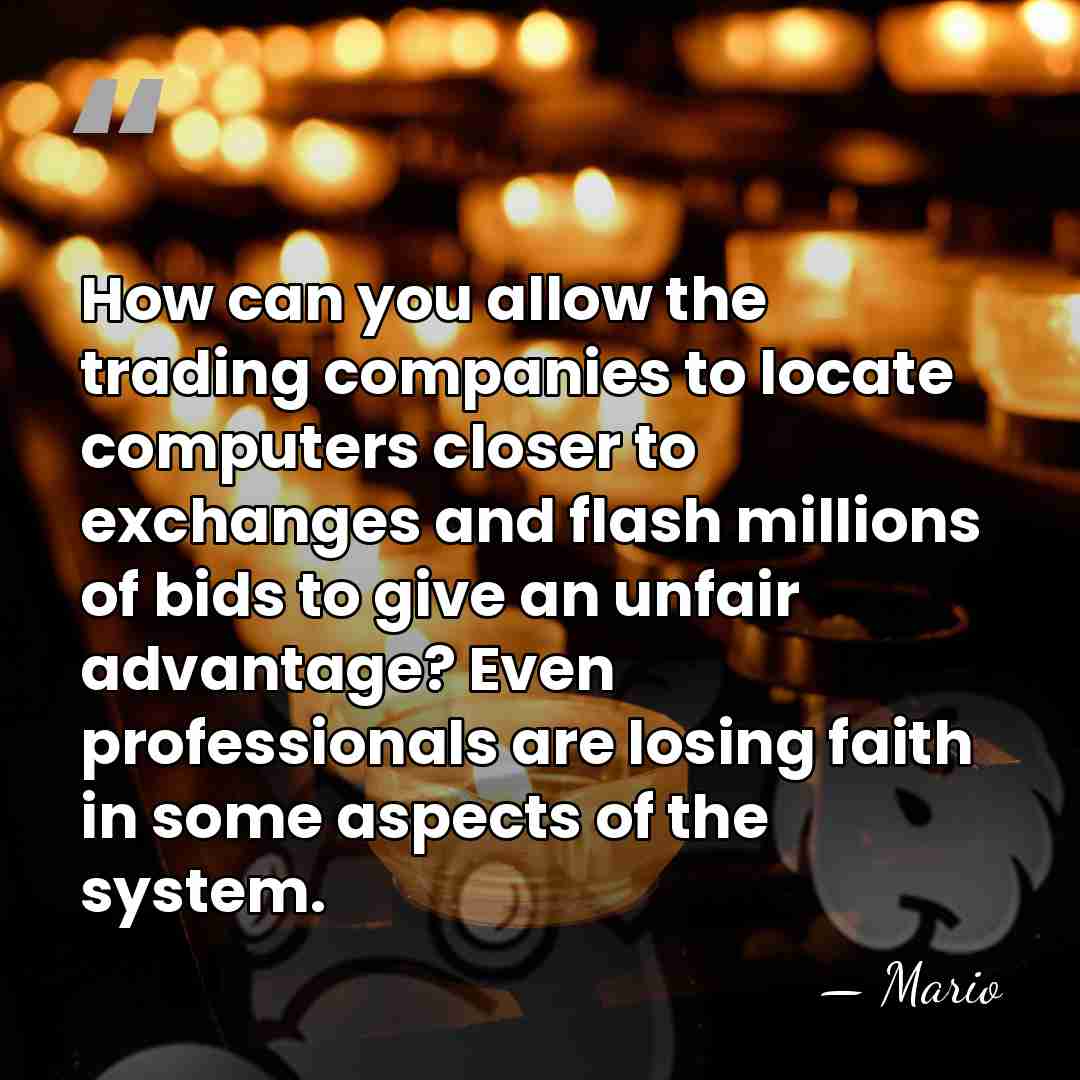 How can you allow the trading companies to locate computers closer to&hellip; - Mario