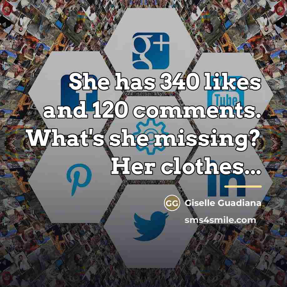 “She has 340 likes and 120 comments. What's she missing?…” quote by Giselle Guadiana