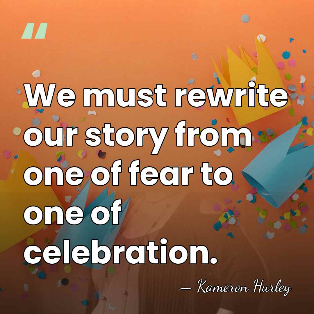 We must rewrite our story from one of fear to one of&hellip; - Kameron Hurley