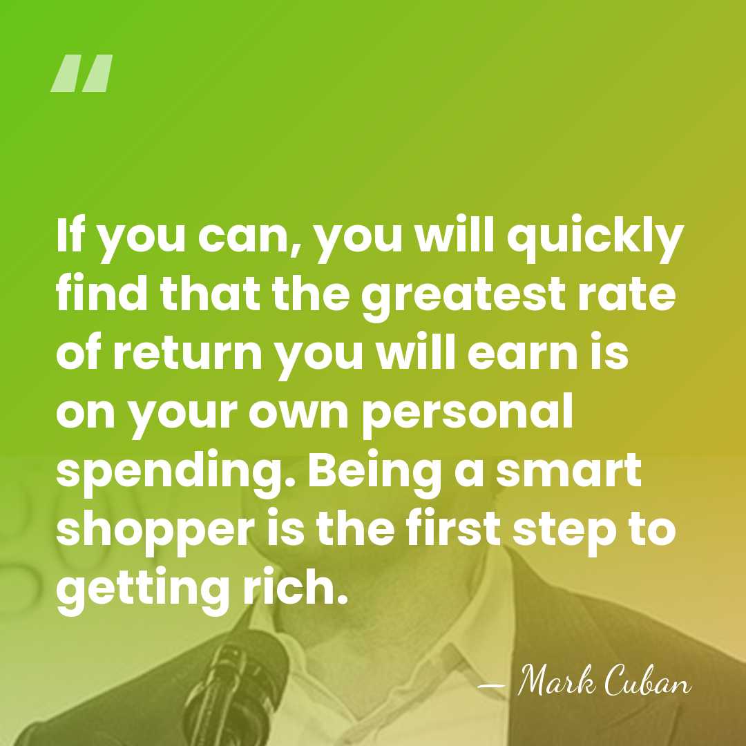 If you can, you will quickly find that the greatest rate of&hellip; - Mark Cuban