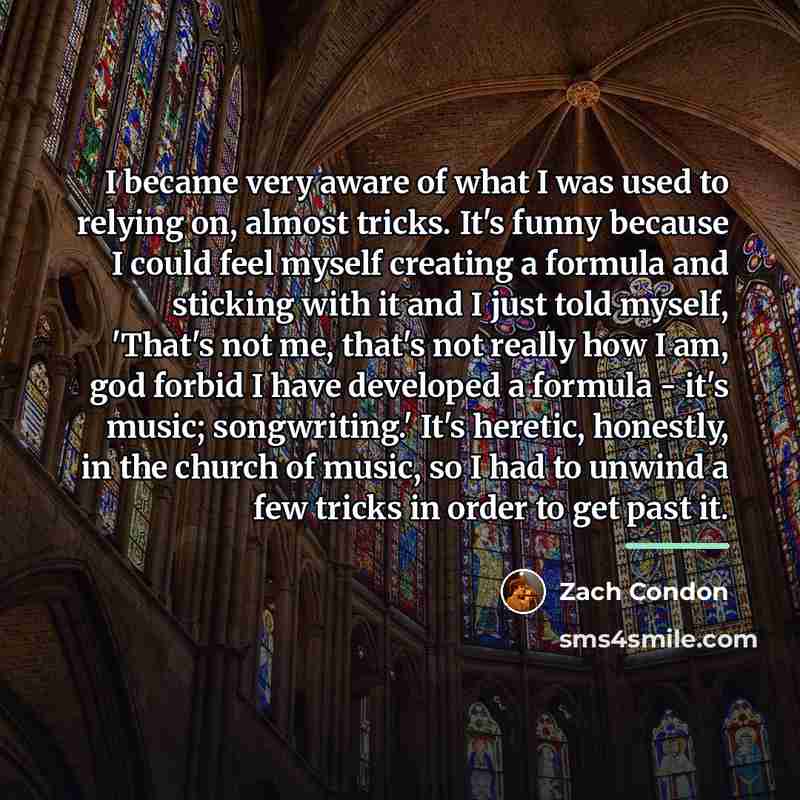“I became very aware of what I was used to…” quote by Zach Condon