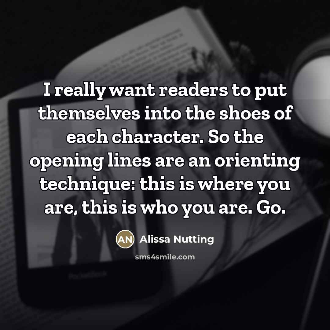 “I really want readers to put themselves into the shoes…” quote by Alissa Nutting