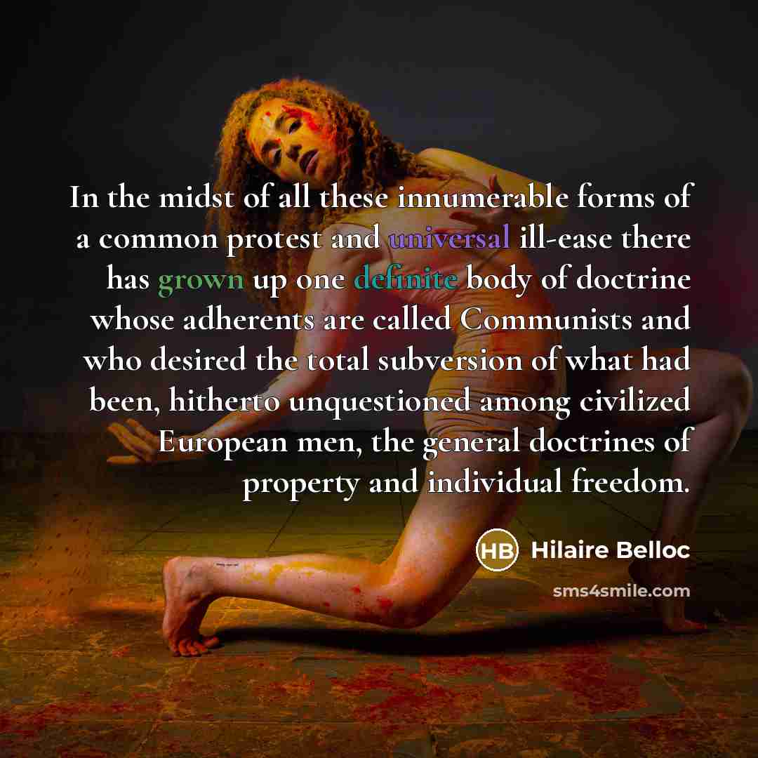 “In the midst of all these innumerable forms of a…” quote by Hilaire Belloc