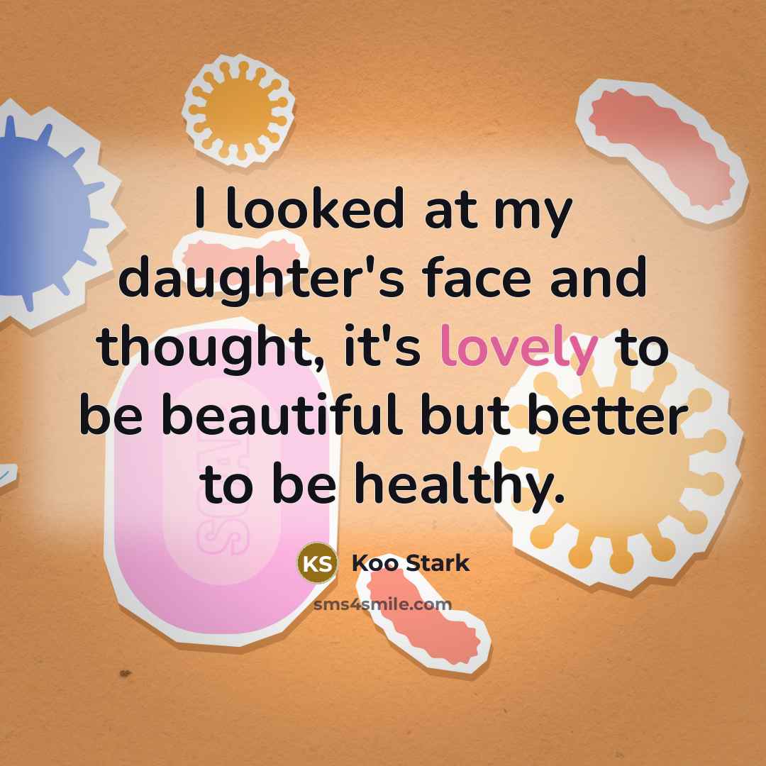 “I looked at my daughter's face and thought, it's lovely…” quote by Koo Stark