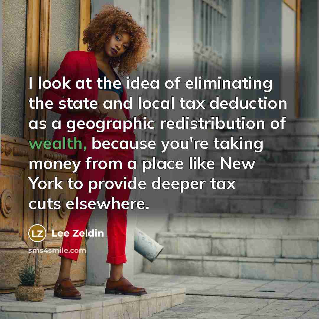 “I look at the idea of eliminating the state and…” quote by Lee Zeldin