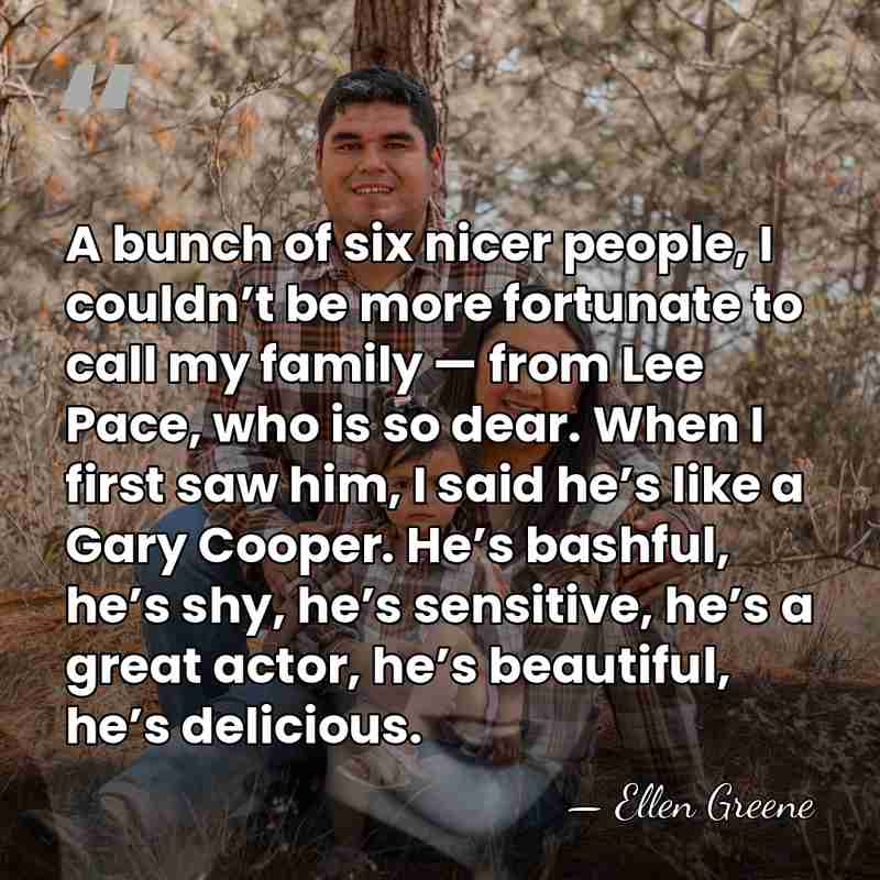 A bunch of six nicer people, I couldn’t be more fortunate to&hellip; - Ellen Greene