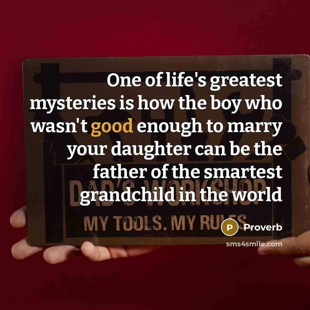 “One of life's greatest mysteries is how the boy who…” quote by Proverb