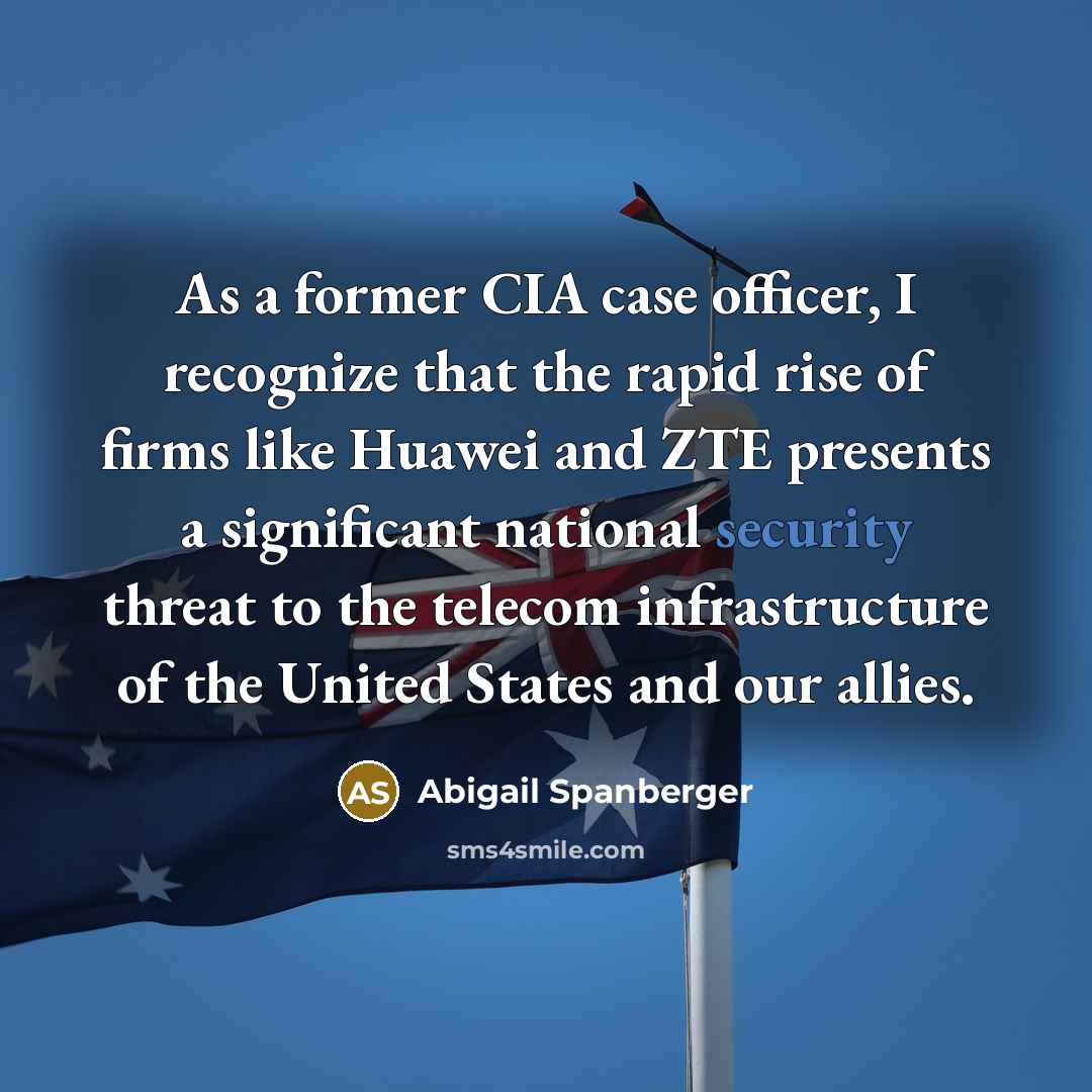 “As a former CIA case officer, I recognize that the…” quote by Abigail Spanberger