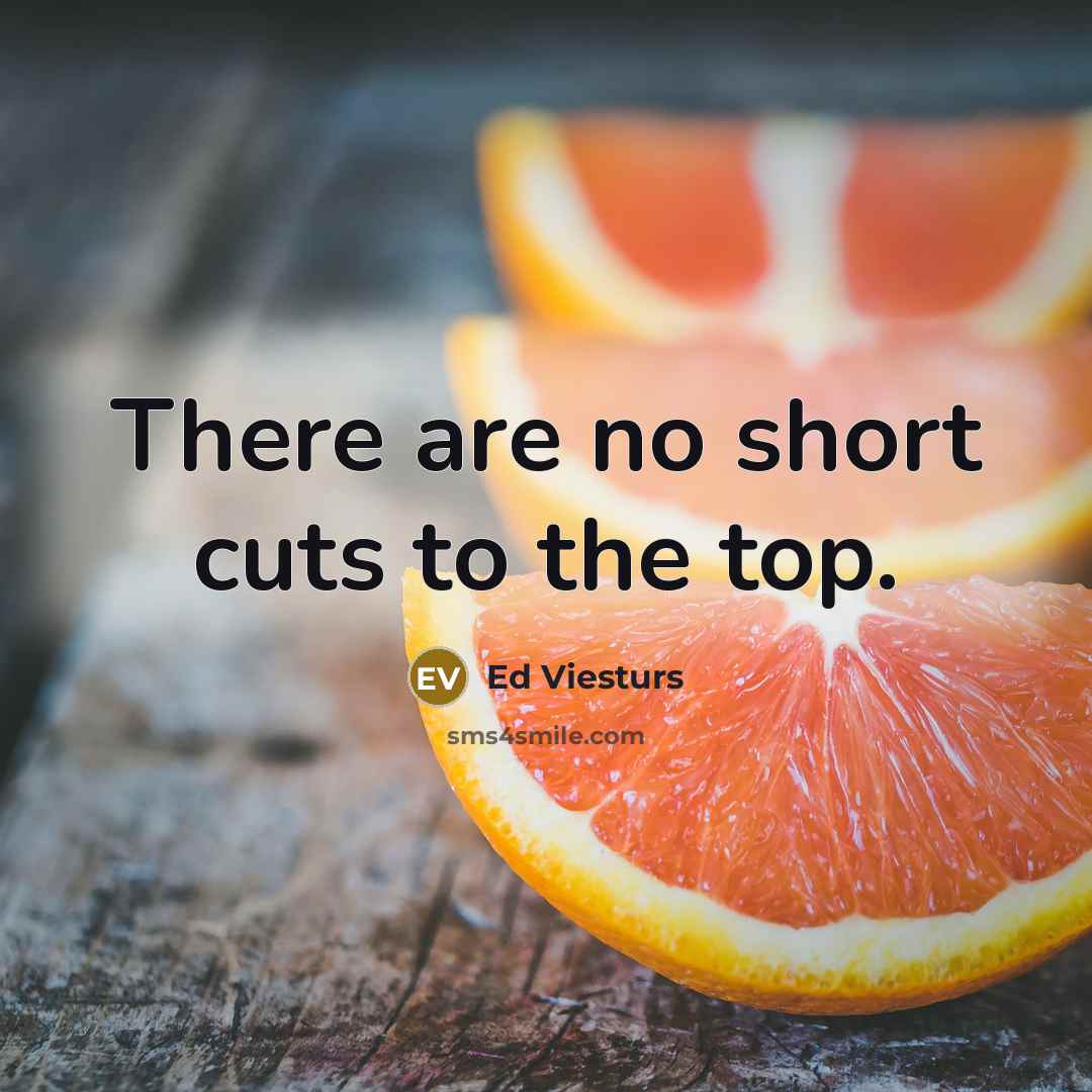 “There are no short cuts to the top.…” quote by Ed Viesturs