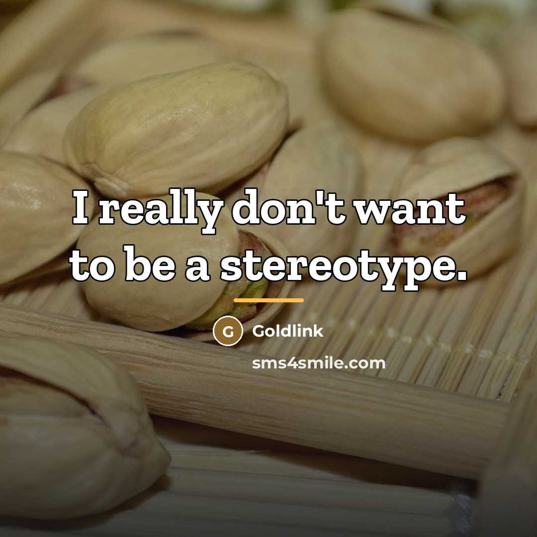 “I really don't want to be a stereotype.…” quote by Goldlink