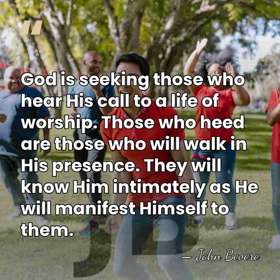 God is seeking those who hear His call to a life of&hellip; - John Bevere