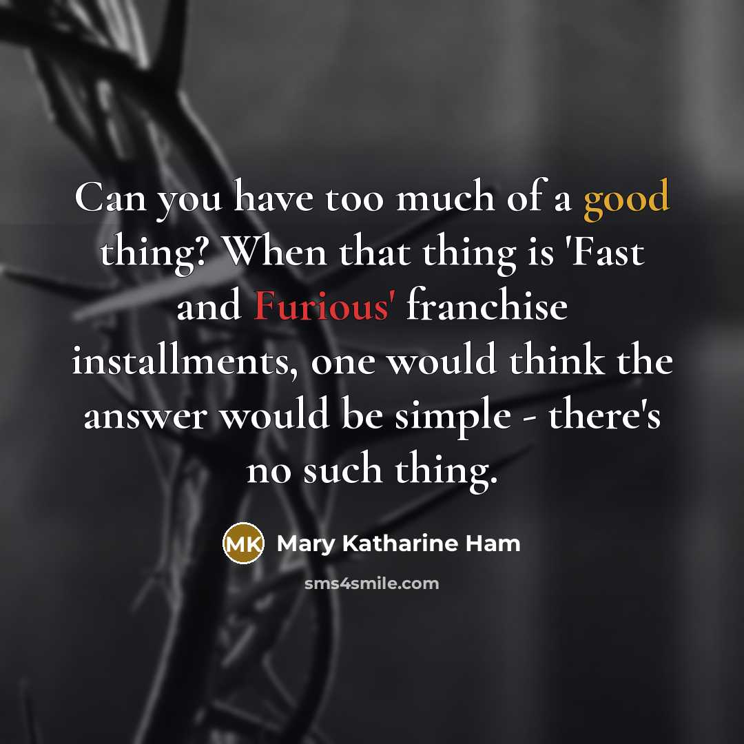 “Can you have too much of a good thing? When…” quote by Mary Katharine Ham