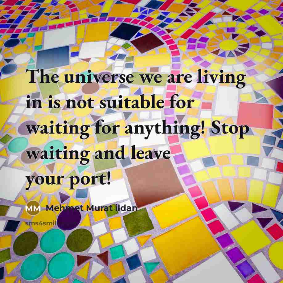 “The universe we are living in is not suitable for…” quote by Mehmet Murat Ildan
