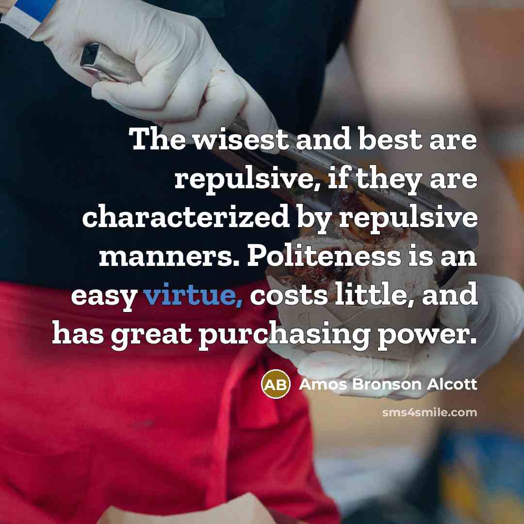 “The wisest and best are repulsive, if they are characterized…” quote by Amos Bronson Alcott