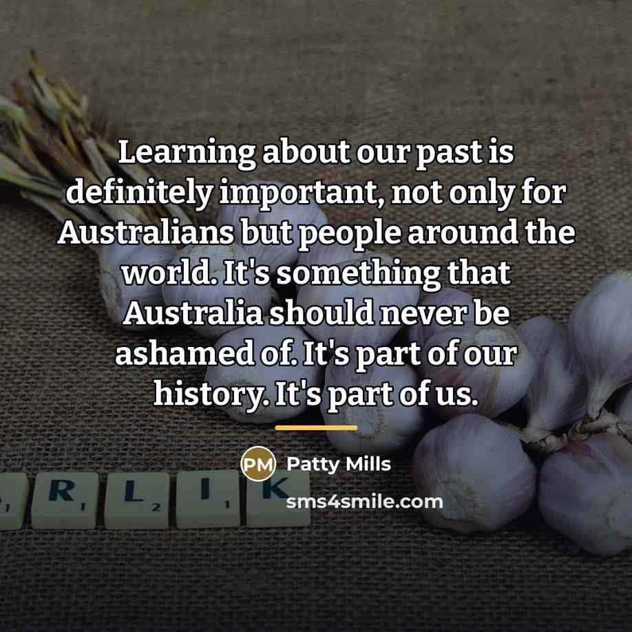 “Learning about our past is definitely important, not only for…” quote by Patty Mills