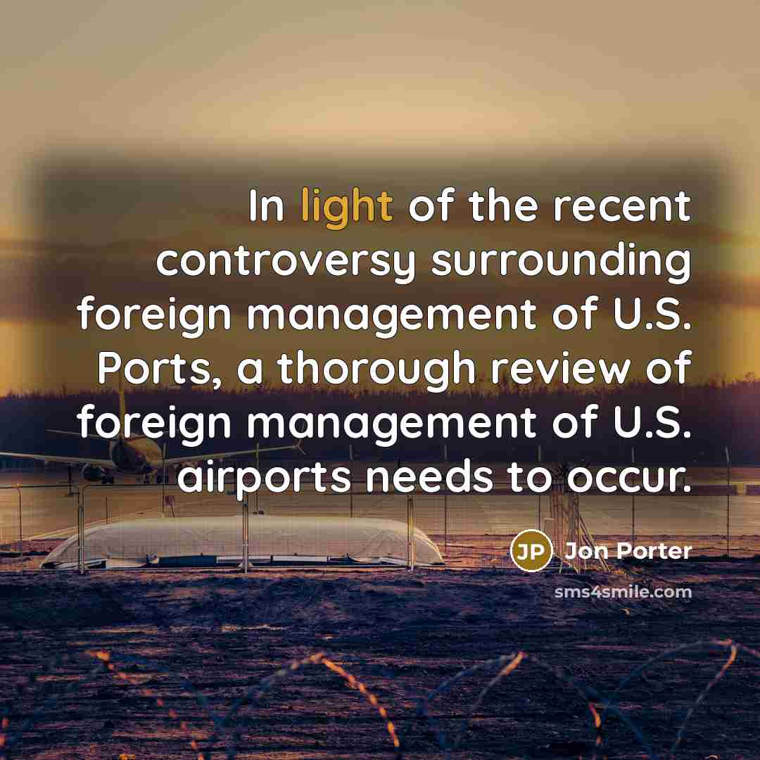 “In light of the recent controversy surrounding foreign management of…” quote by Jon Porter