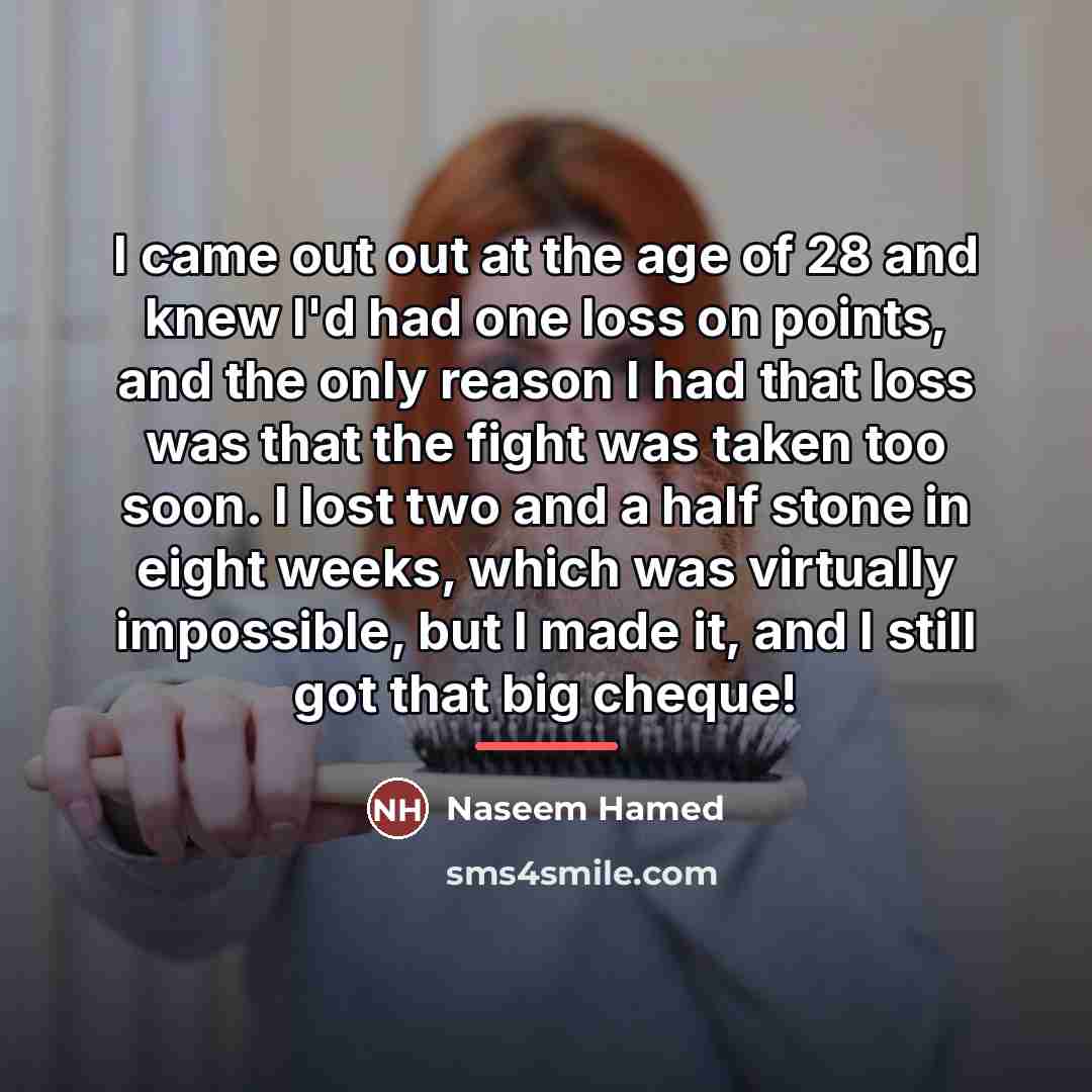 “I came out out at the age of 28 and…” quote by Naseem Hamed