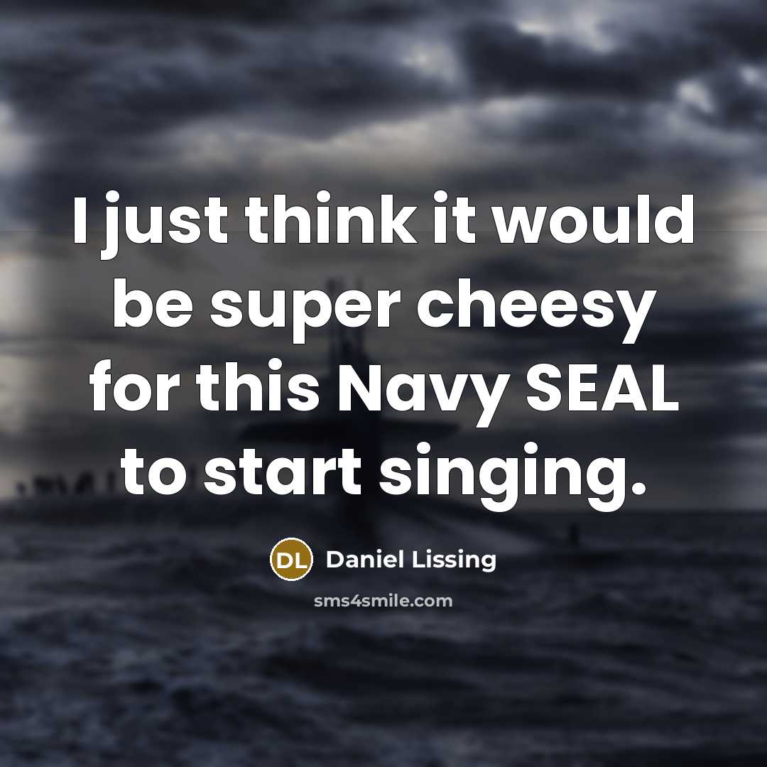 “I just think it would be super cheesy for this…” quote by Daniel Lissing