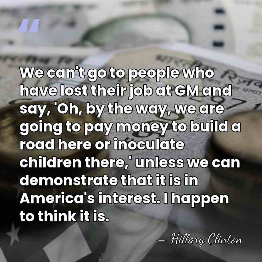 We can't go to people who have lost their job at GM&hellip; - Hillary Clinton
