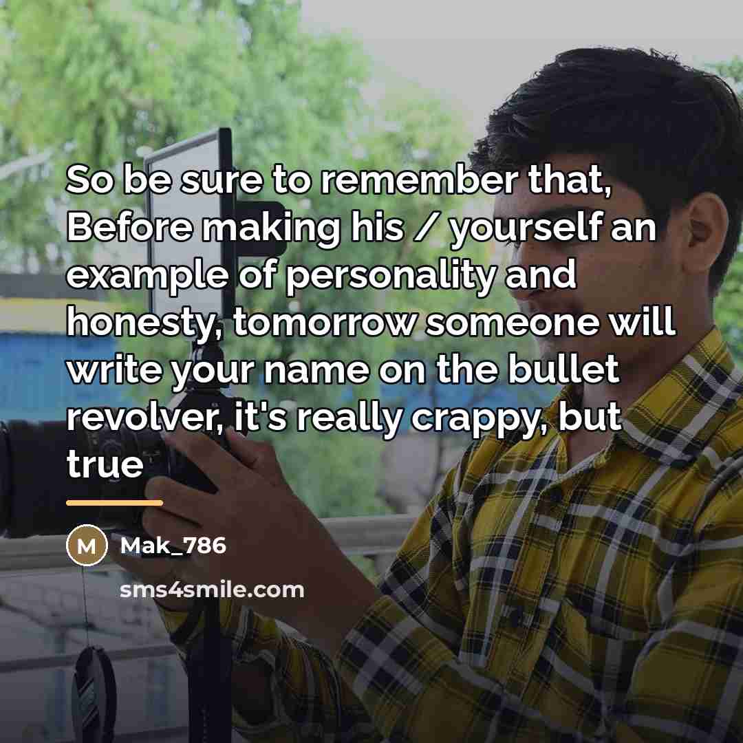 “So be sure to remember that, Before making his /…” quote by Mak_786