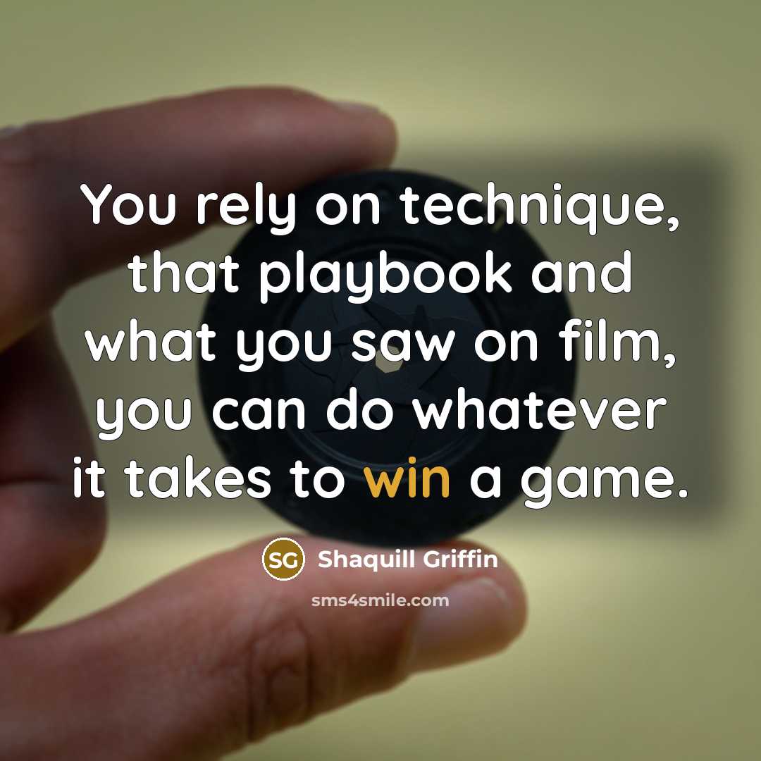 “You rely on technique, that playbook and what you saw…” quote by Shaquill Griffin