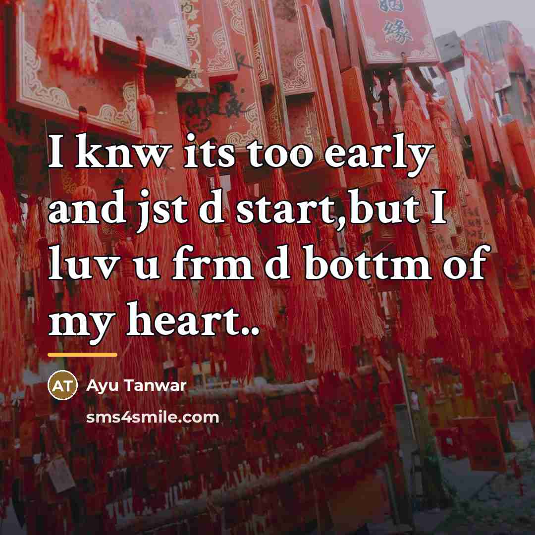 “I knw its too early and jst d start,but I…” quote by Ayu Tanwar