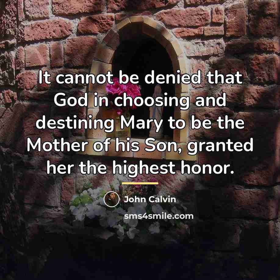 “It cannot be denied that God in choosing and destining…” quote by John Calvin