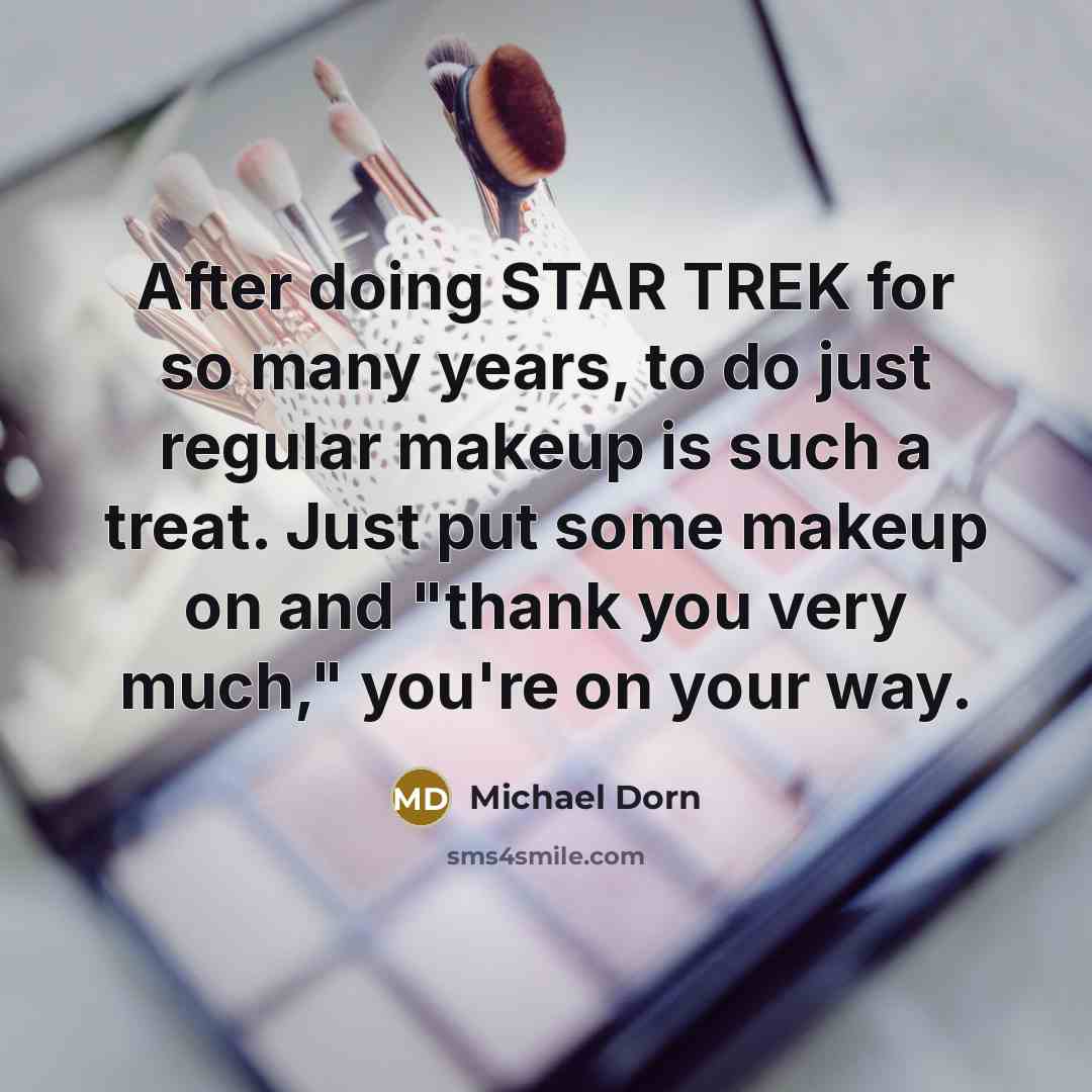 “After doing STAR TREK for so many years, to do…” quote by Michael Dorn