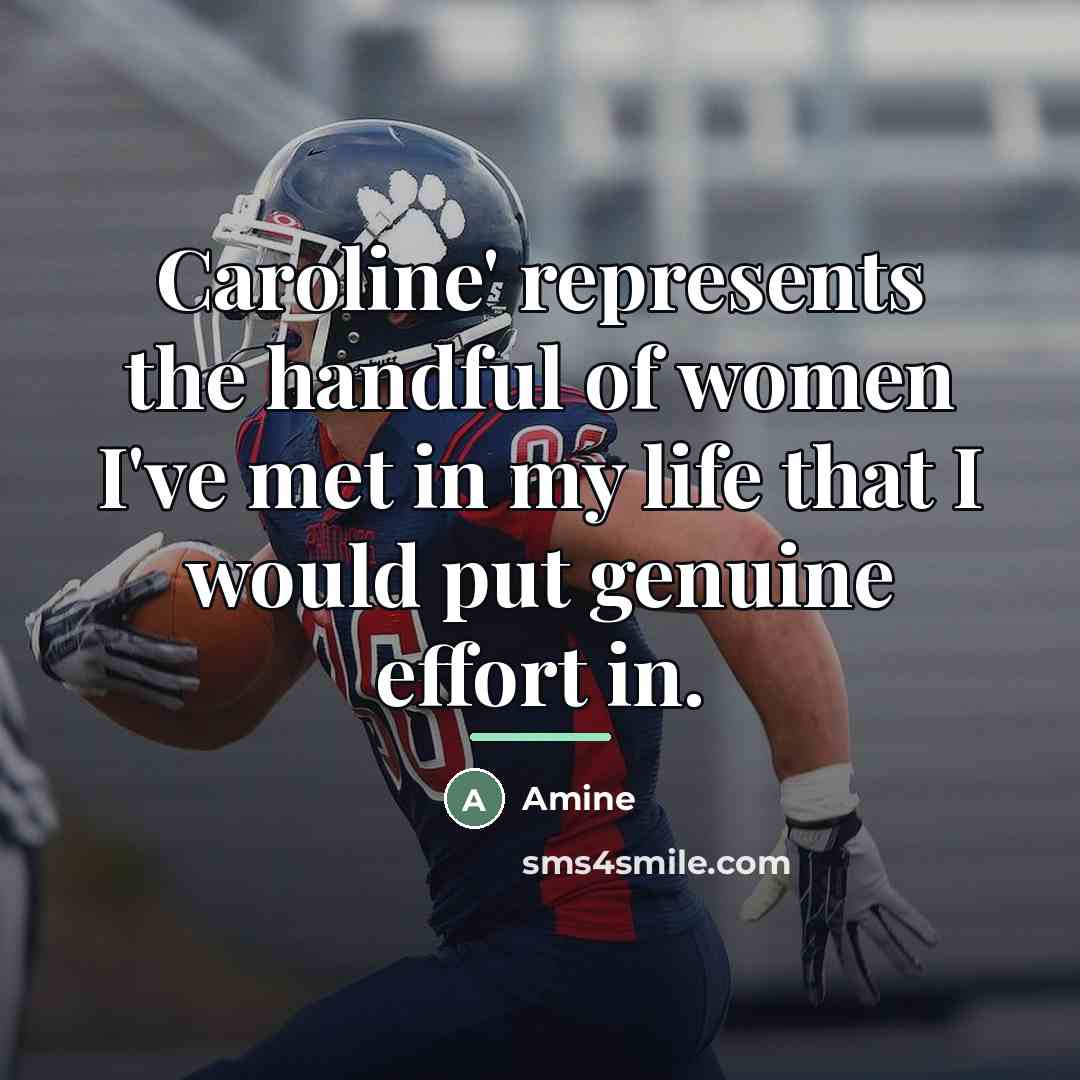“Caroline' represents the handful of women I've met in my…” quote by Amine