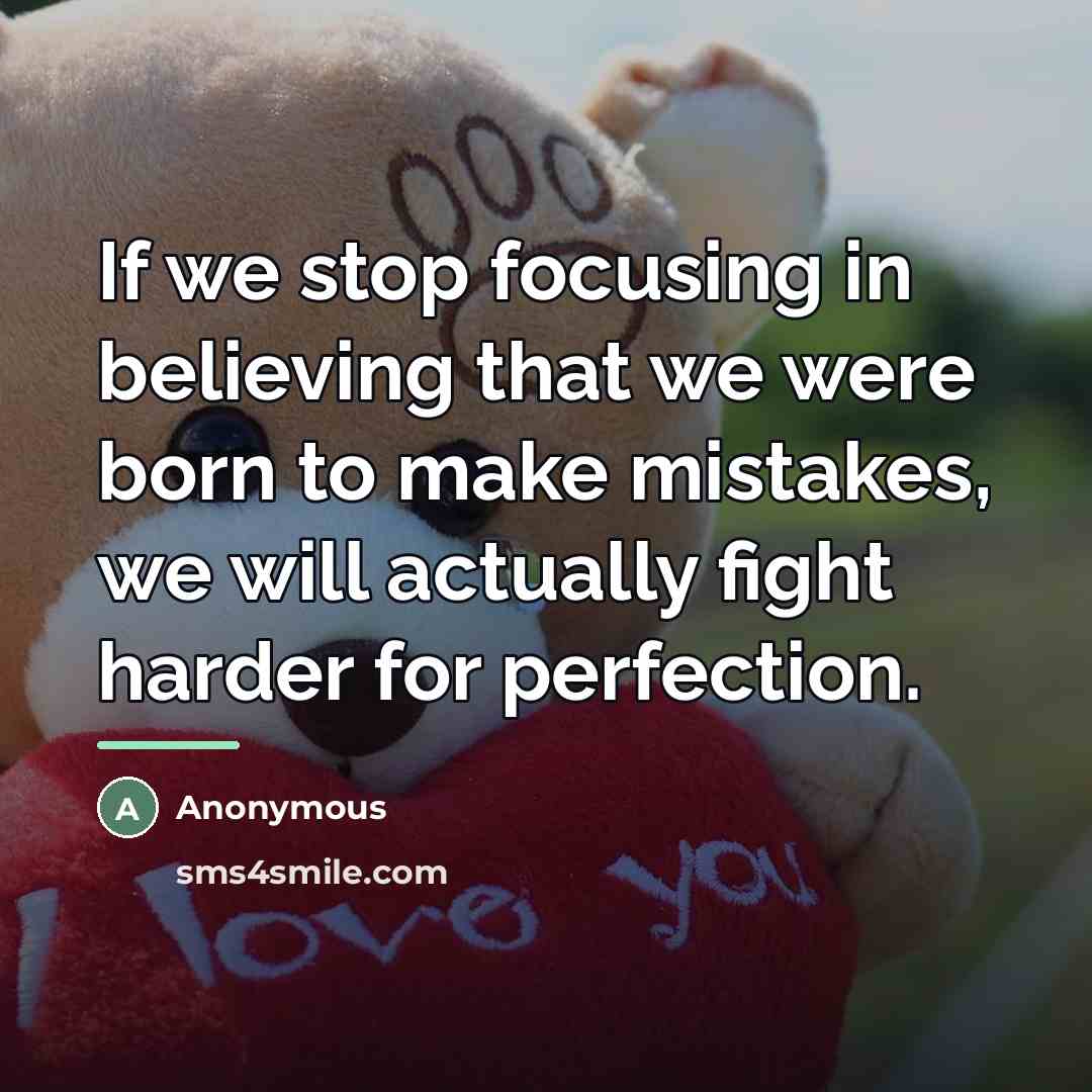 “If we stop focusing in believing that we were born…” quote by Anonymous