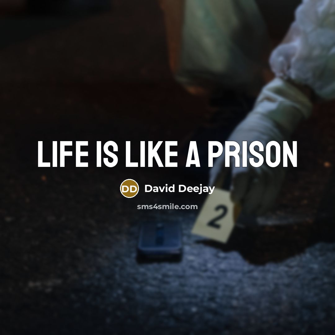 “Life is like a prison…” quote by David Deejay