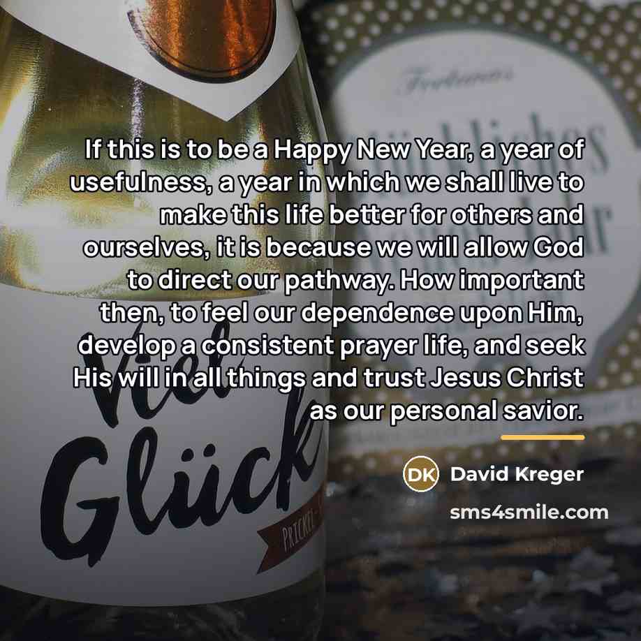 “If this is to be a Happy New Year, a…” quote by David Kreger