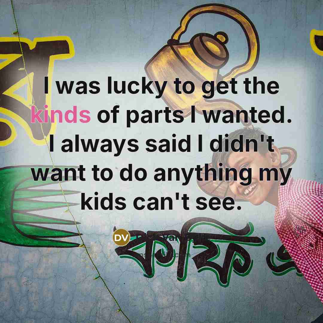 “I was lucky to get the kinds of parts I…” quote by Dick Van Dyke