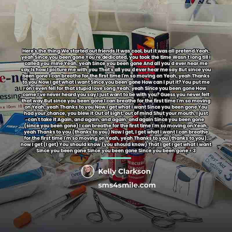 “Here's the thing We started out friends It was cool,…” quote by Kelly Clarkson