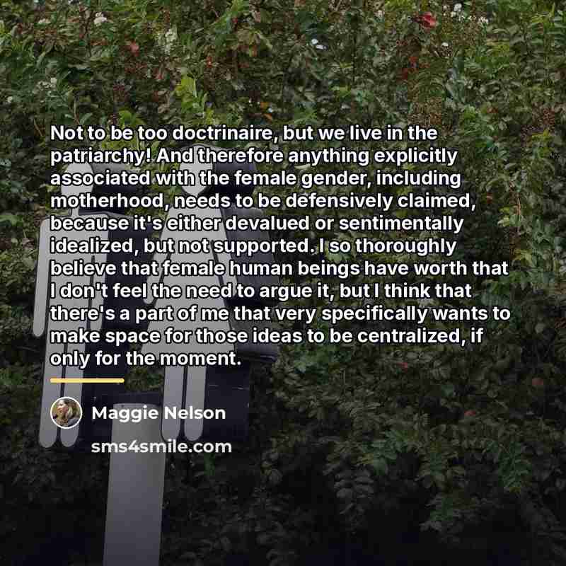 “Not to be too doctrinaire, but we live in the…” quote by Maggie Nelson
